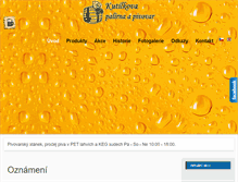 Tablet Screenshot of kutilkovapalirna.cz